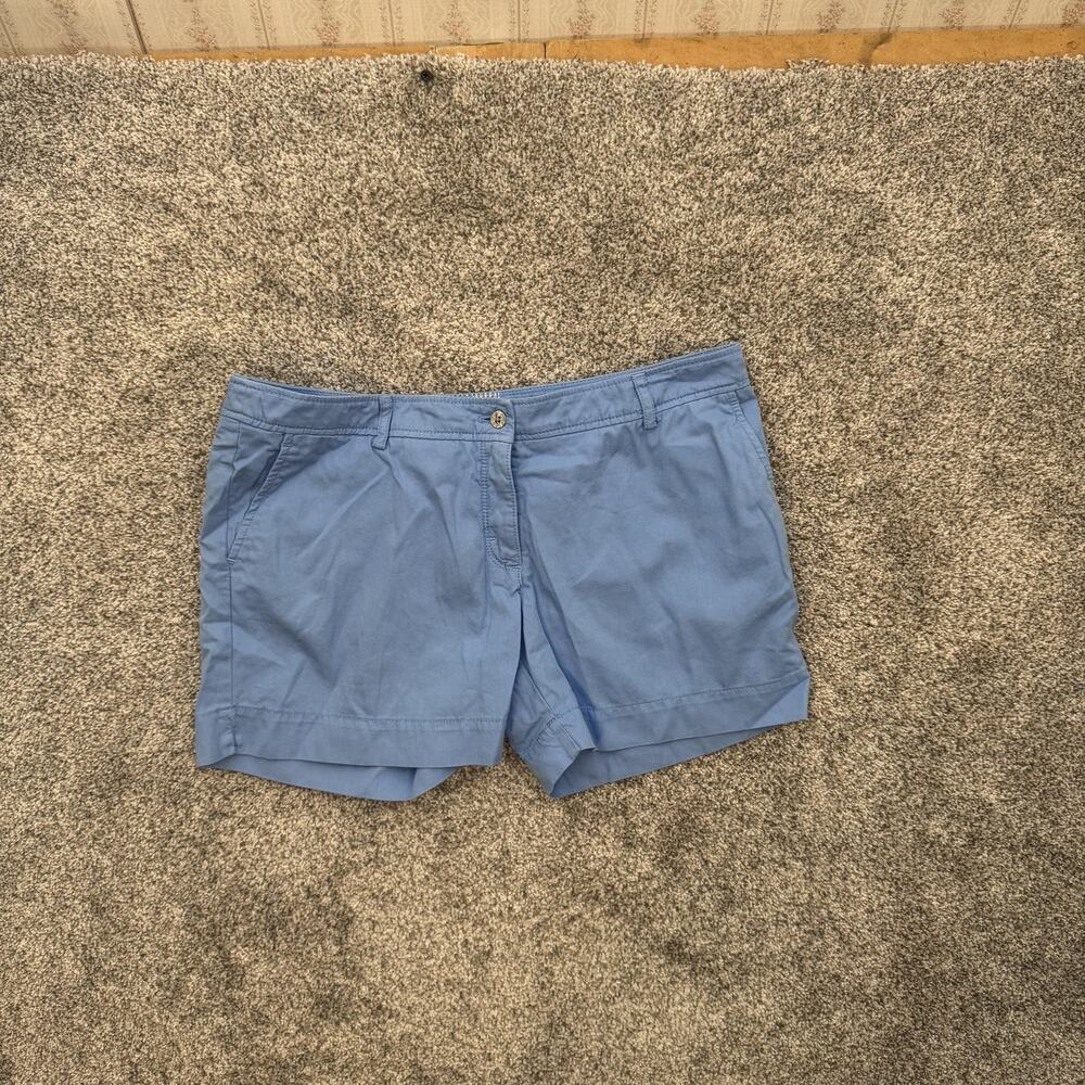 Les Canebiers Shorts Womens XL Blue 34 Chino Summer Casual Lightweight Pockets
